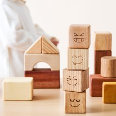 画像5: 出産祝い おもちゃ 0歳 1歳 名入れ ギフトセット すくすく積み木セット 赤ちゃん おもちゃ お名前ハンガー 音つみき ドミノ 動物おもちゃ (5)