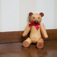 画像11: ウッドベア 木のおもちゃ くまちゃん 人形 名入れつき 木 インテリア 置物 クマ 木製 ドール (11)