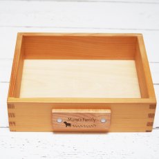 画像2: 名入れつき おもちゃ収納箱 木箱 ボックス 天然木 スプソリ (2)