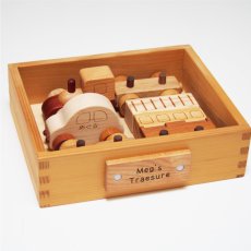 画像9: 名入れつき おもちゃ収納箱 木箱 ボックス 天然木 スプソリ (9)
