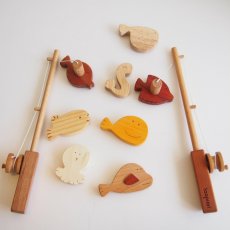 画像3: 魚つり遊びセット 磁石つき つりざお２個& お魚８個入り お得セット (3)