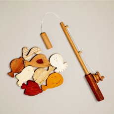 画像4: 名入れつき 魚つり遊びセット 磁石つき つりざお&お魚８個入り (4)