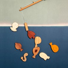 画像8: 名入れつき 魚つり遊びセット 磁石つき つりざお&お魚８個入り (8)