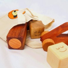 画像3: 積み木お試しセット ママパパ応援企画第2弾 赤ちゃん 木のおもちゃ つみき＋ 車おもちゃ 名入れ ギフト (3)