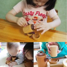 画像14: 出産祝い ギフトセット 木のおもちゃ ラトルソックス入り ベビーギフト 2点セット (14)