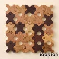 画像2: 【在庫一掃SALE】 知育つみき 組んであそぼう ともだちドミノ30P  木のおもちゃ 1歳 2歳 3歳 知育玩具 赤ちゃん 積み木 パズル ブロック (2)