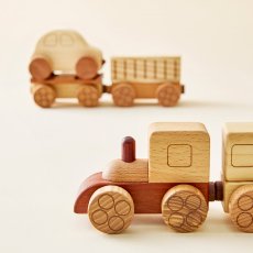 画像5: 汽車セット 磁石で連結 乗り物おもちゃ ミニカー入り 名入れつき (5)