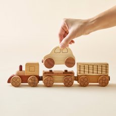 画像8: 汽車セット 磁石で連結 乗り物おもちゃ ミニカー入り 名入れつき (8)