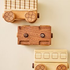 画像7: 汽車セット 磁石で連結 乗り物おもちゃ ミニカー入り 名入れつき (7)