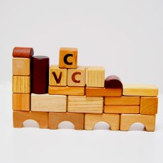 画像5: 【在庫一掃SALE】 積み木 24ピース 無選別在庫品 木のおもちゃ 赤ちゃん 積み木 1歳おもちゃ  (5)