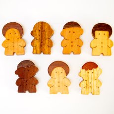 画像4: 【在庫一掃SALE】木のおもちゃ お馬さんとカート ごっこ遊びおもちゃセット 木製人形入り 木箱つき (4)