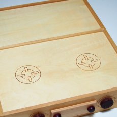 画像3: 【在庫一掃SALE】 訳あり品 特別価格 アウトレット ままごと 木製 木箱 ガスレンジ付き 名前入り 木製ままごと キッチン 木のおもちゃ (3)