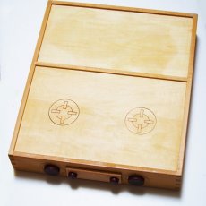 画像4: 【在庫一掃SALE】 訳あり品 特別価格 アウトレット ままごと 木製 木箱 ガスレンジ付き 名前入り 木製ままごと キッチン 木のおもちゃ (4)