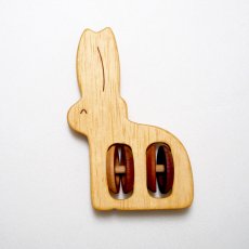 画像2: 【在庫一掃SALE】 木のおもちゃ 赤ちゃん 音おもちゃ 楽器おもちゃ ラトル カタカタ (2)