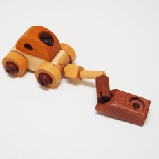 画像1: 【在庫一掃SALE】アウトレット 木のおもちゃ 車 ねじ回し 組立おもちゃ ボルト くるまおもちゃ お試しセット  (1)