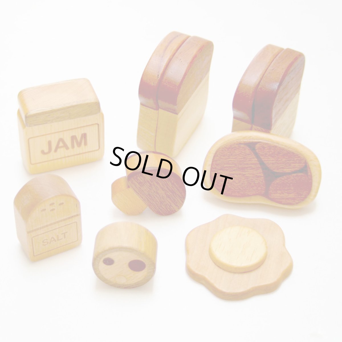 画像2: 【在庫一掃SALE】 ままごと 食材 カトラリー 磁石入り 野菜 くだもの 選べるセット 木のおもちゃ 木製ままごと 木 マグネット (2)