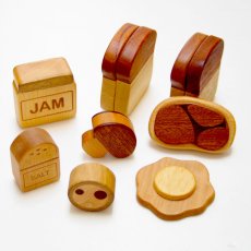 画像2: 【在庫一掃SALE】 ままごと 食材 カトラリー 磁石入り 野菜 くだもの 選べるセット 木のおもちゃ 木製ままごと 木 マグネット (2)