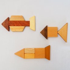 画像3: 知育玩具 3歳  図形いっぱい 組み合わせ パズル 色々な形を作ってみよう 遊び方ガイドつき (3)