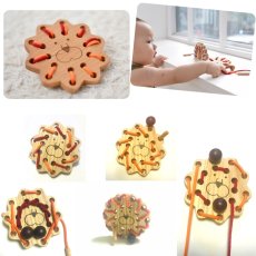 画像5: アウトレット特別価格 ひも通し 紐通し おもちゃ ライオン (5)