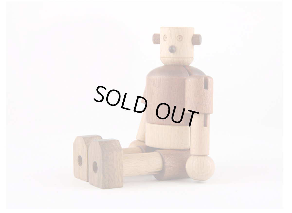 画像11: アウトレット特別価格木のおもちゃ 赤ちゃん 木製 ロボット タルボ 手足の関節も自由自在に動く 木のロボット 人形 (11)