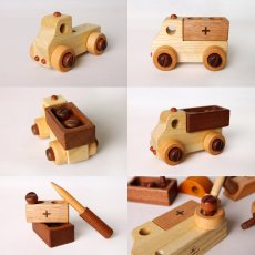 画像6: 出産祝い ギフト ママ向け スープ入り 木のおもちゃ 知育おもちゃ&スープセット  ハートウォーミングギフトB ママとBABYへのギフトセット 木の車おもちゃ  (6)