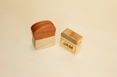 画像2: 木製ままごと トースト＆ジャム 木のおもちゃ ままごとおもちゃ  木のおままごと 料理 クッキング スプソリ (2)