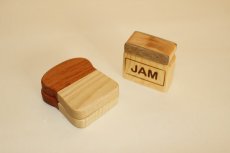 画像3: 木製ままごと トースト＆ジャム 木のおもちゃ ままごとおもちゃ  木のおままごと 料理 クッキング スプソリ (3)