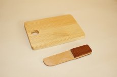 画像3: 木製ままごと まな板＆ナイフ 木のおもちゃ ままごとおもちゃ 磁石入り マグネット 木のおままごと 料理 クッキング スプソリ (3)