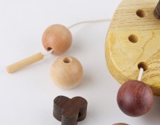画像6: 知育玩具 3歳 おもちゃ ビーズ ひも通し遊び 木のおもちゃ 知育おもちゃ 指先 木製 パズル 知能 (6)