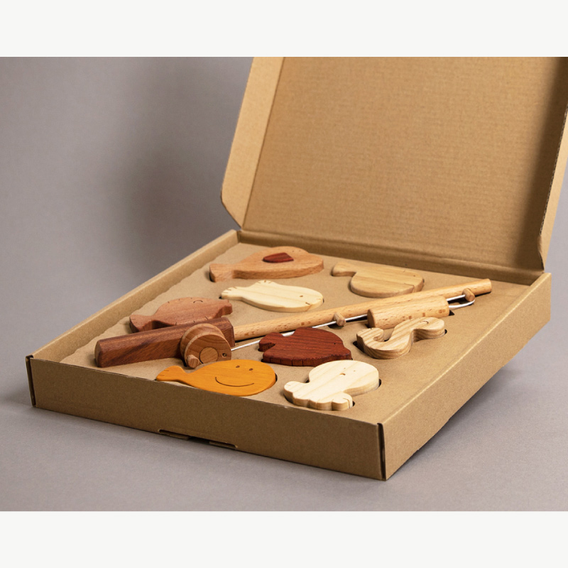 画像13: 名入れつき 魚つり遊びセット 磁石つき つりざお&お魚８個入り (13)