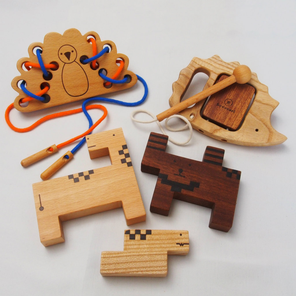 木のおもちゃ 知育玩具 1歳 2歳 3歳 詰め合わせ