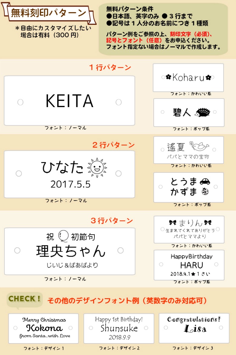 名入れ