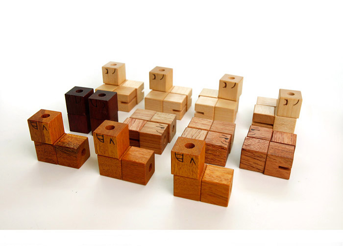 木のおもちゃ 木製キューブブロックパズル 名入れおもちゃ クリスマス 木のおもちゃと子ども家具スプソリ